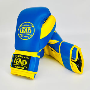 LEAD PRO-TECH Training Gloves ( Blue/Yellow )