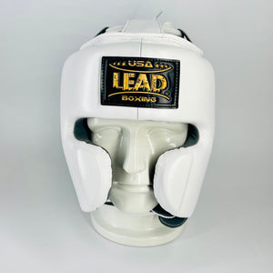 LEAD Mex Headgear (White/Black/ Gold)