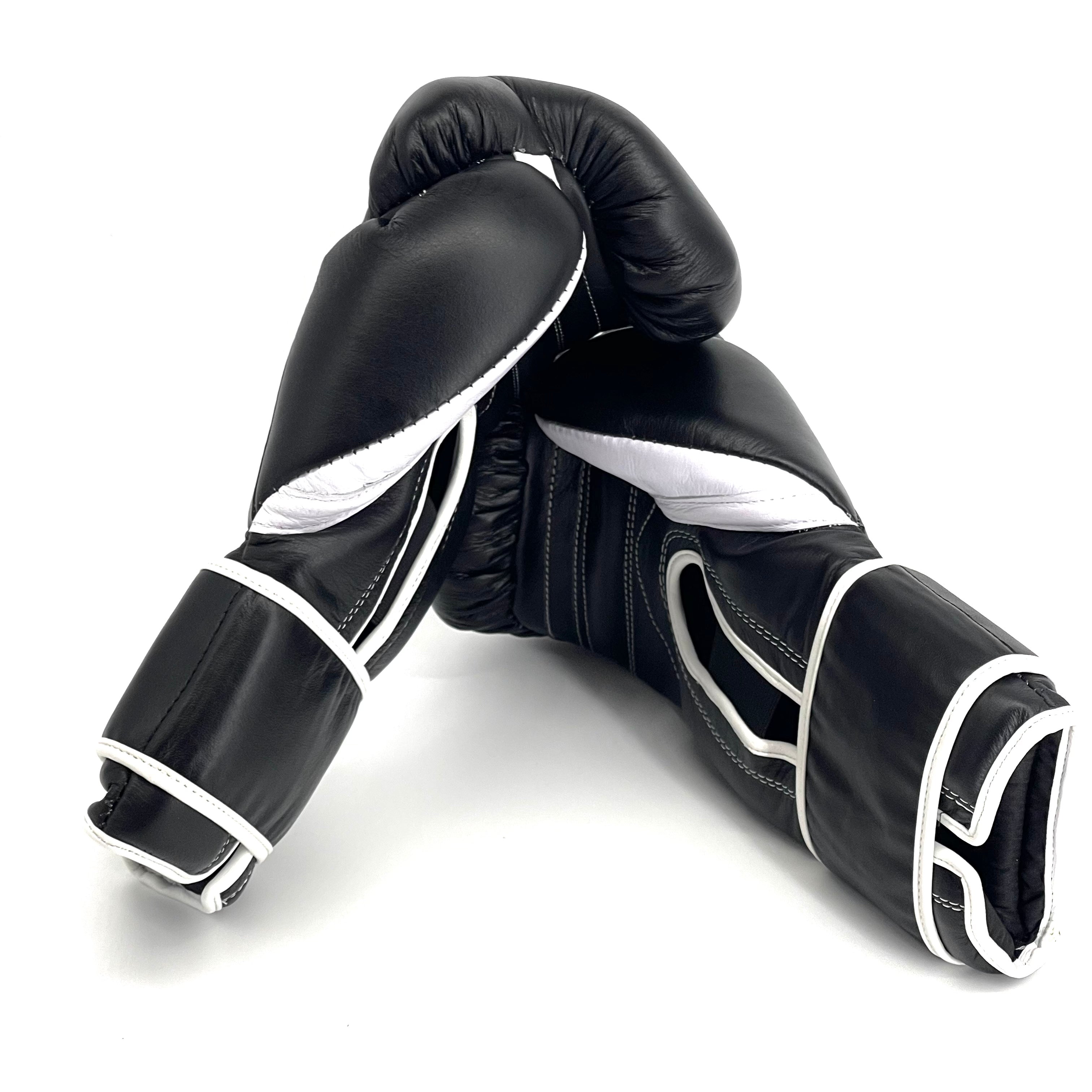 SuperLEAD MEX  Boxing Gloves VELCRO (Black)