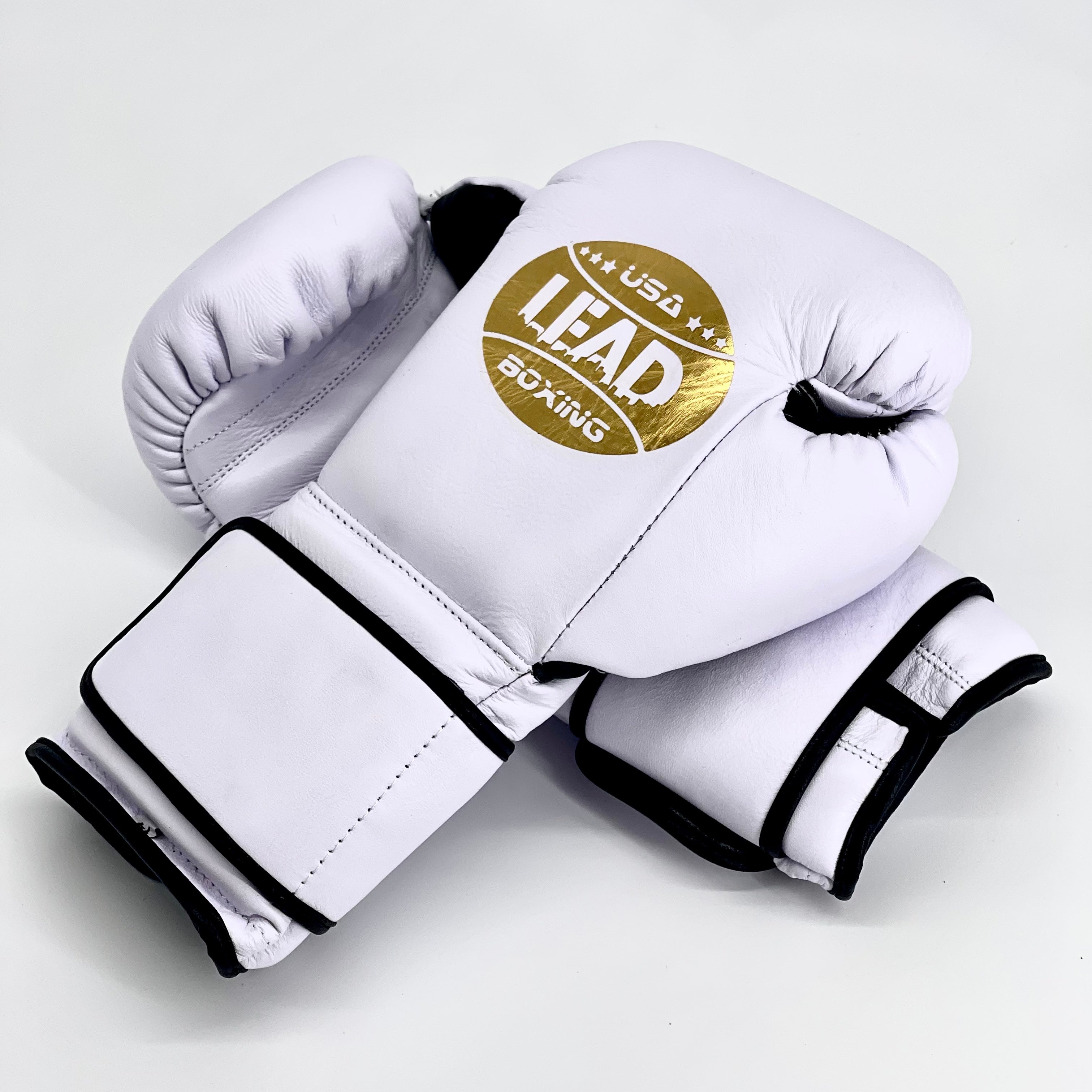 SuperLEAD MEX  Boxing Gloves Velcro (WHITE)