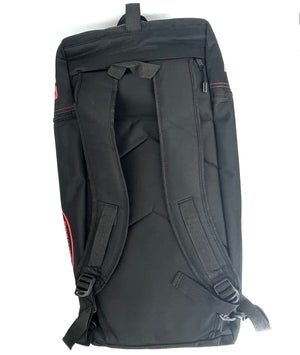 LEAD BOXING Duffel Bag/Backpack   (Black - Red)