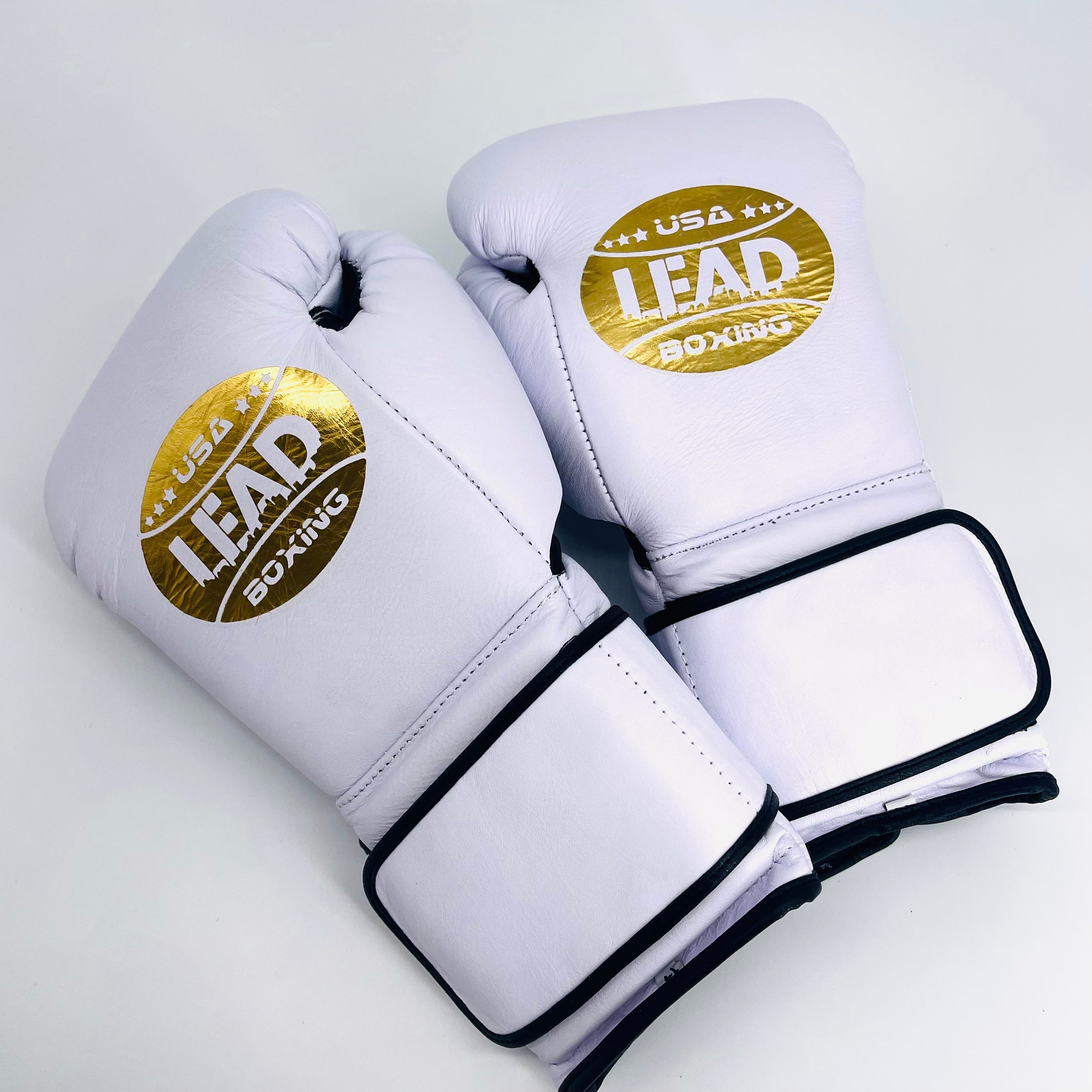 SuperLEAD MEX  Boxing Gloves Velcro (WHITE)