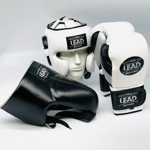 LEAD Boxing  Set (White /Black /Silver )