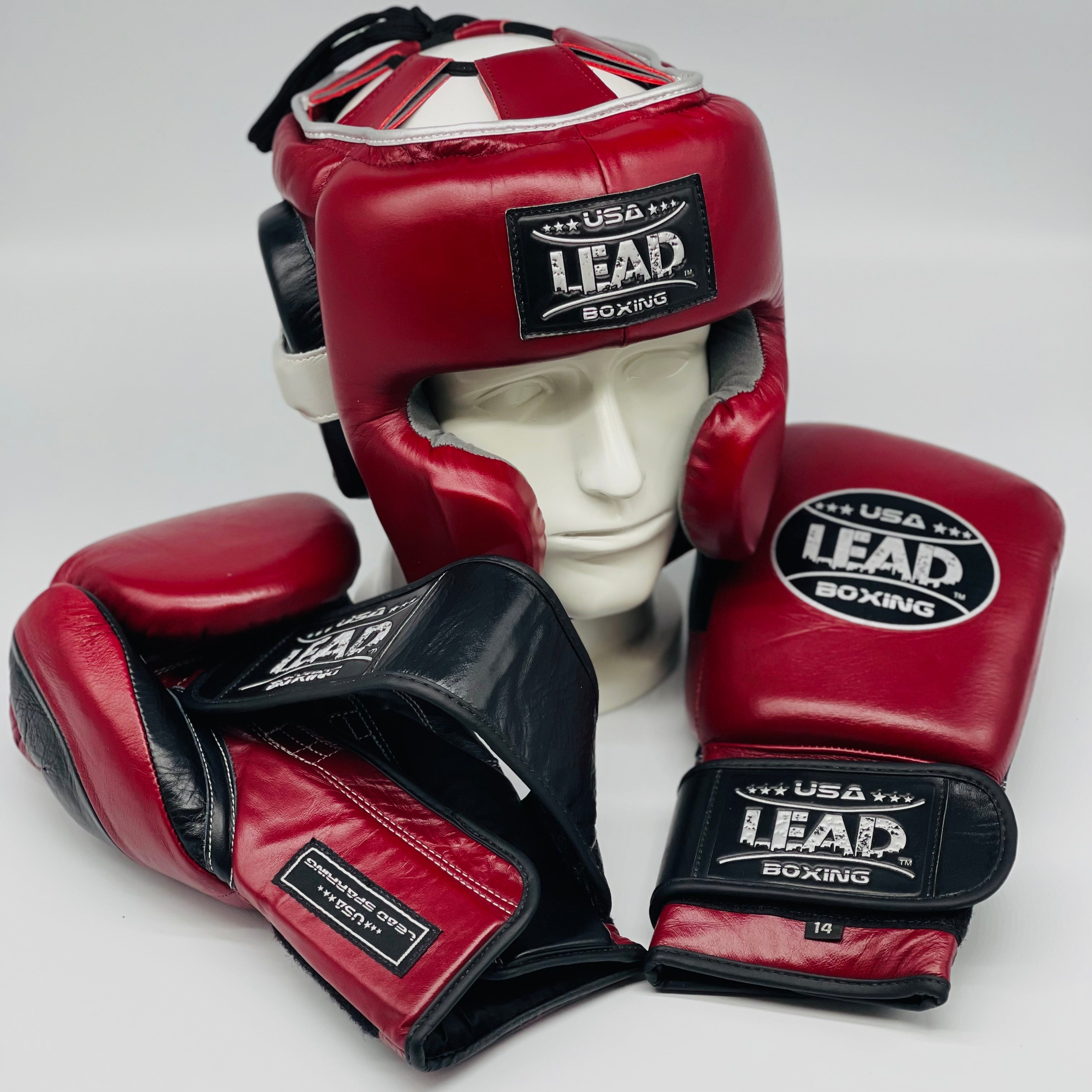 LEAD Boxing Set ( Maroon / Black/ Silver)