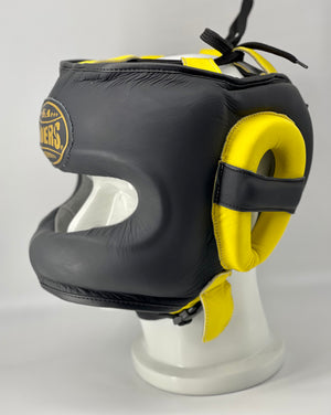FaceSaver Headgear ( Black Matte/YellowMatte )