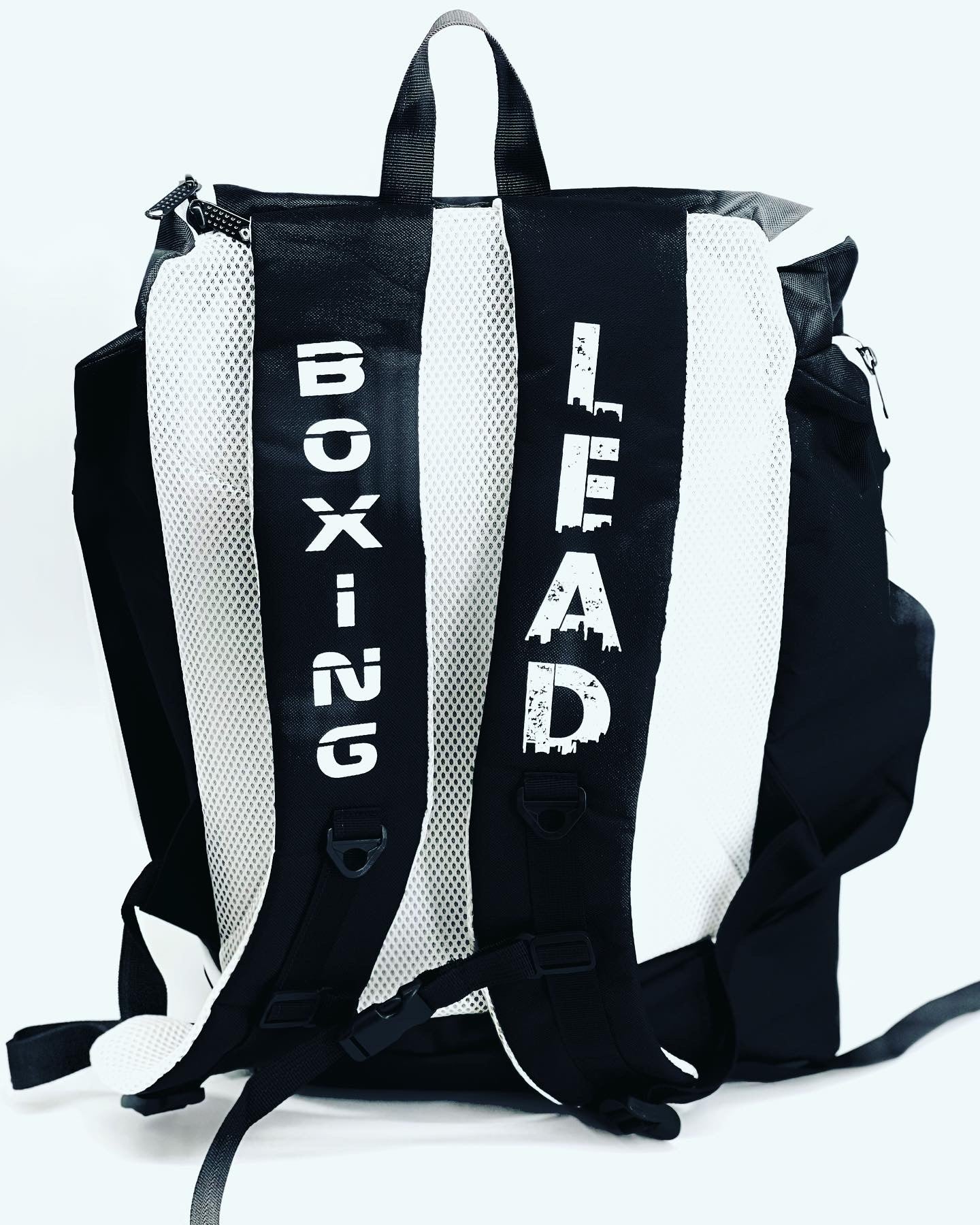 LEAD BOXING Backpack Large  (Black - White )