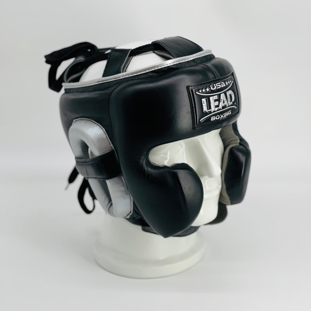 Lead MEX Headgear (Black/Silver)