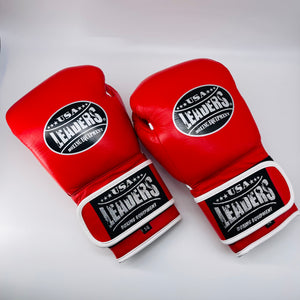 Leaders Elite Boxing Gloves ( Red )
