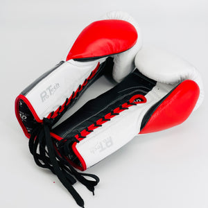 LEAD PRO-TECH Sparring Gloves (  White-Red-Black )