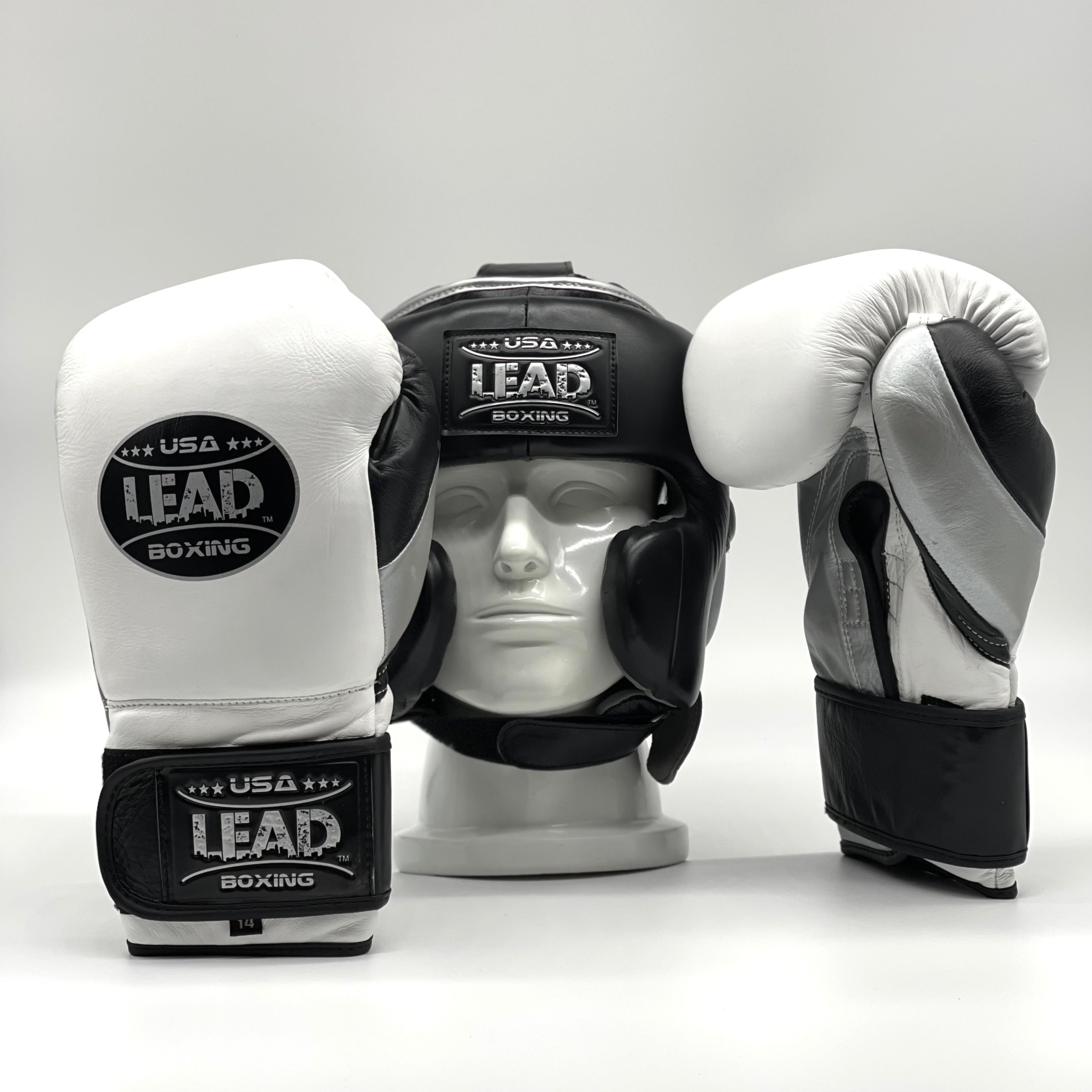 LEAD Boxing Set ( White / Black / Metallic Silver)