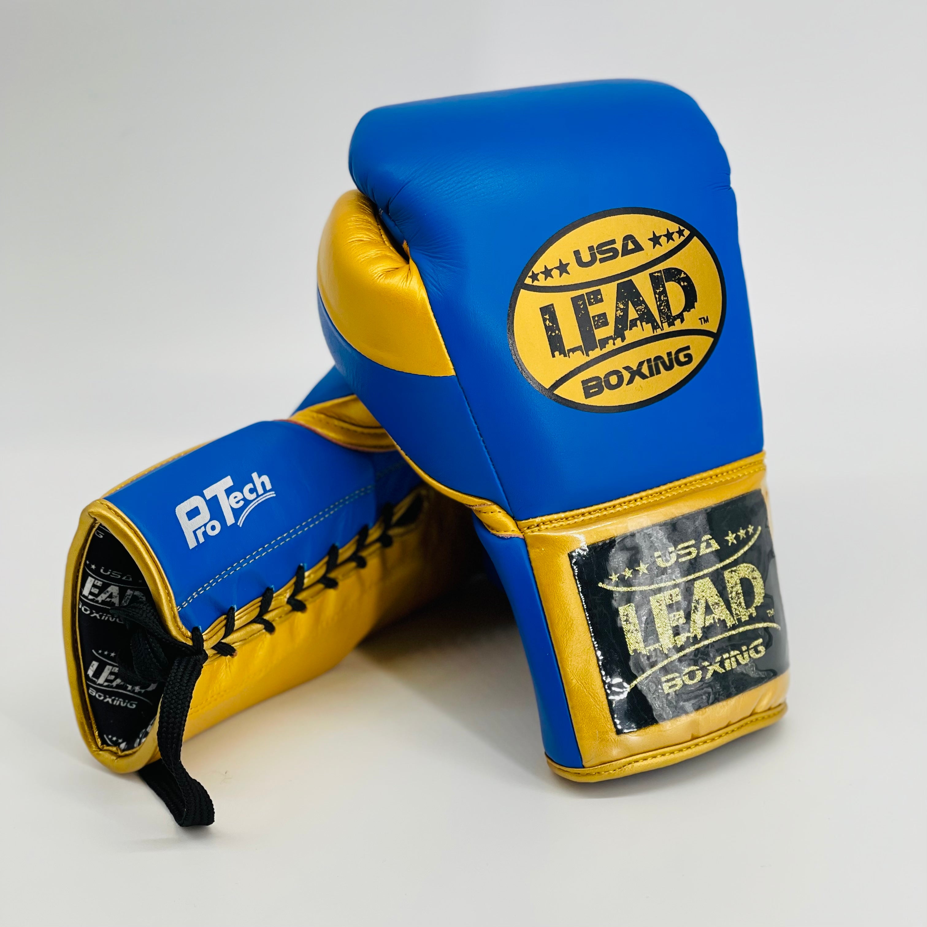 LEAD PRO-TECH Training Gloves ( Blue-Gold)