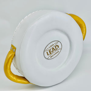 Lead Round Punch Pad , COMPACT (White /Gold  )