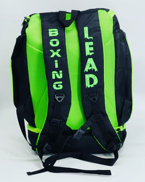 LEAD BOXING Backpack Large  (Black - Neon Green  )