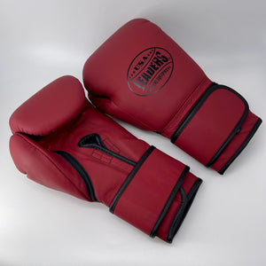Elite Sparring Gloves (Maroon Matte/Black)
