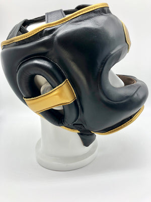 FaceSaver Headgear (Black/Metallic Gold)