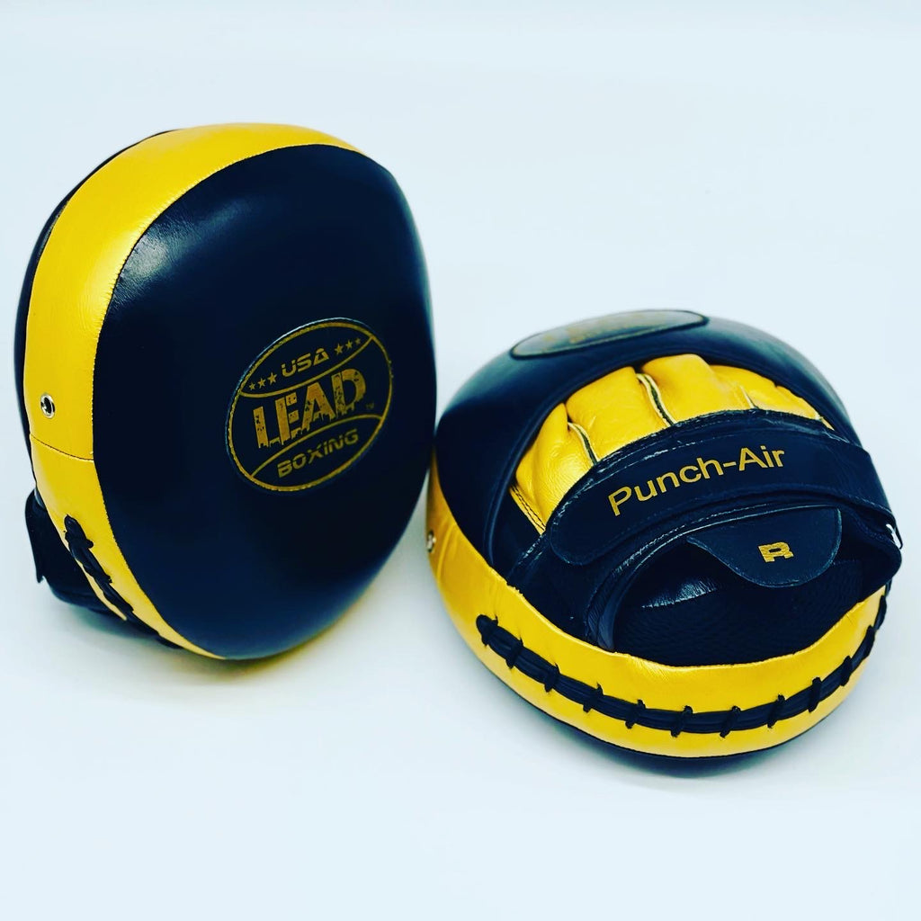 LEAD Punch-AIR Focus Mitts ( Black / Gold)