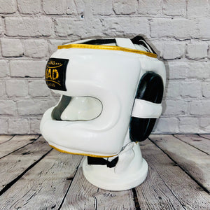 FaceSaver Headgear (White/Gold)