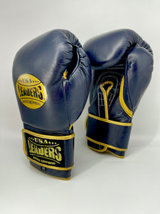 Elite Soft Boxing Gloves (Navy Blue /Gold )