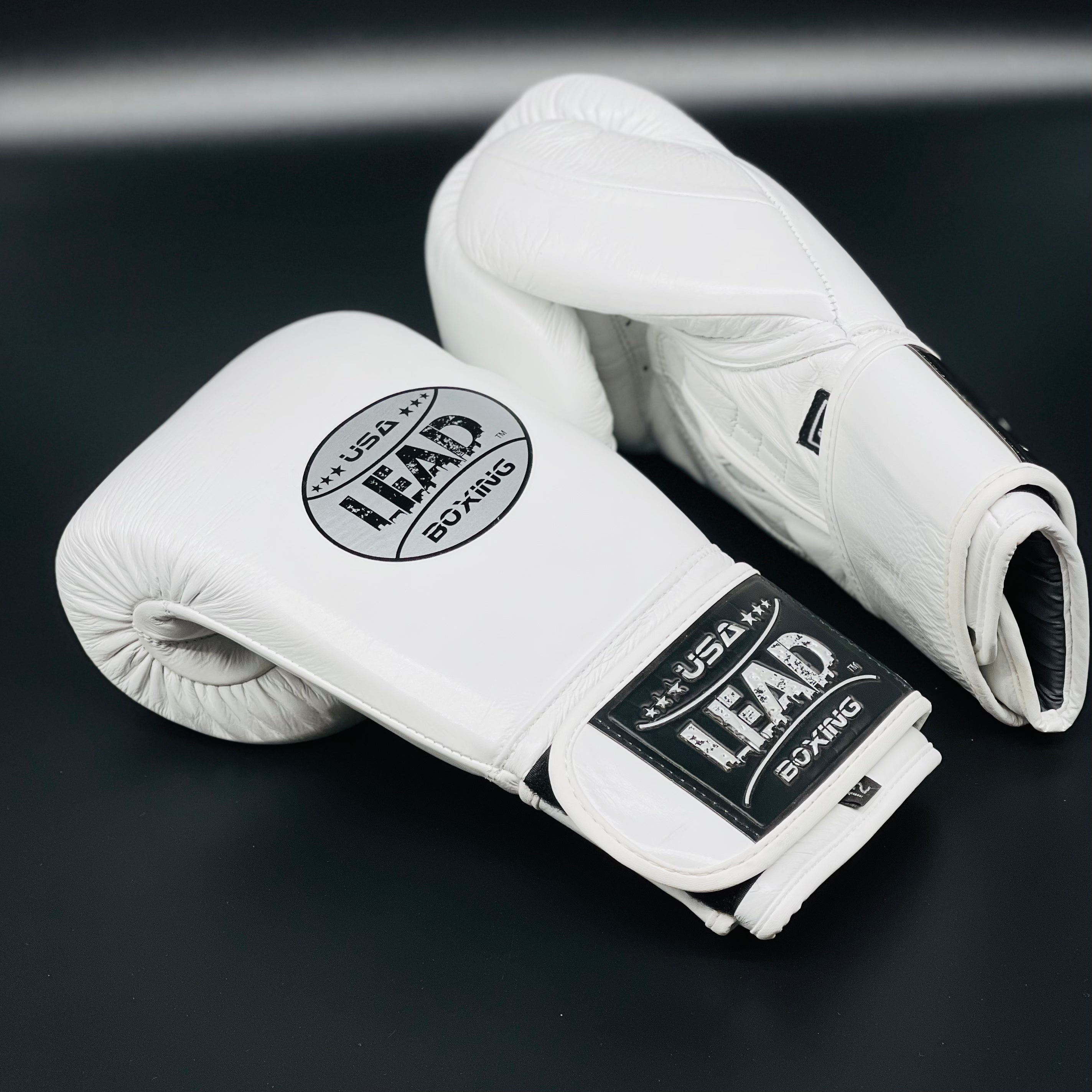 LEAD PRO Training  Velcro Gloves ( White )