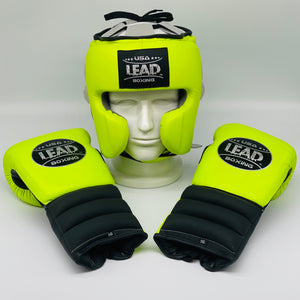 LEAD Boxing Sparring Set (Neon Green /Black)
