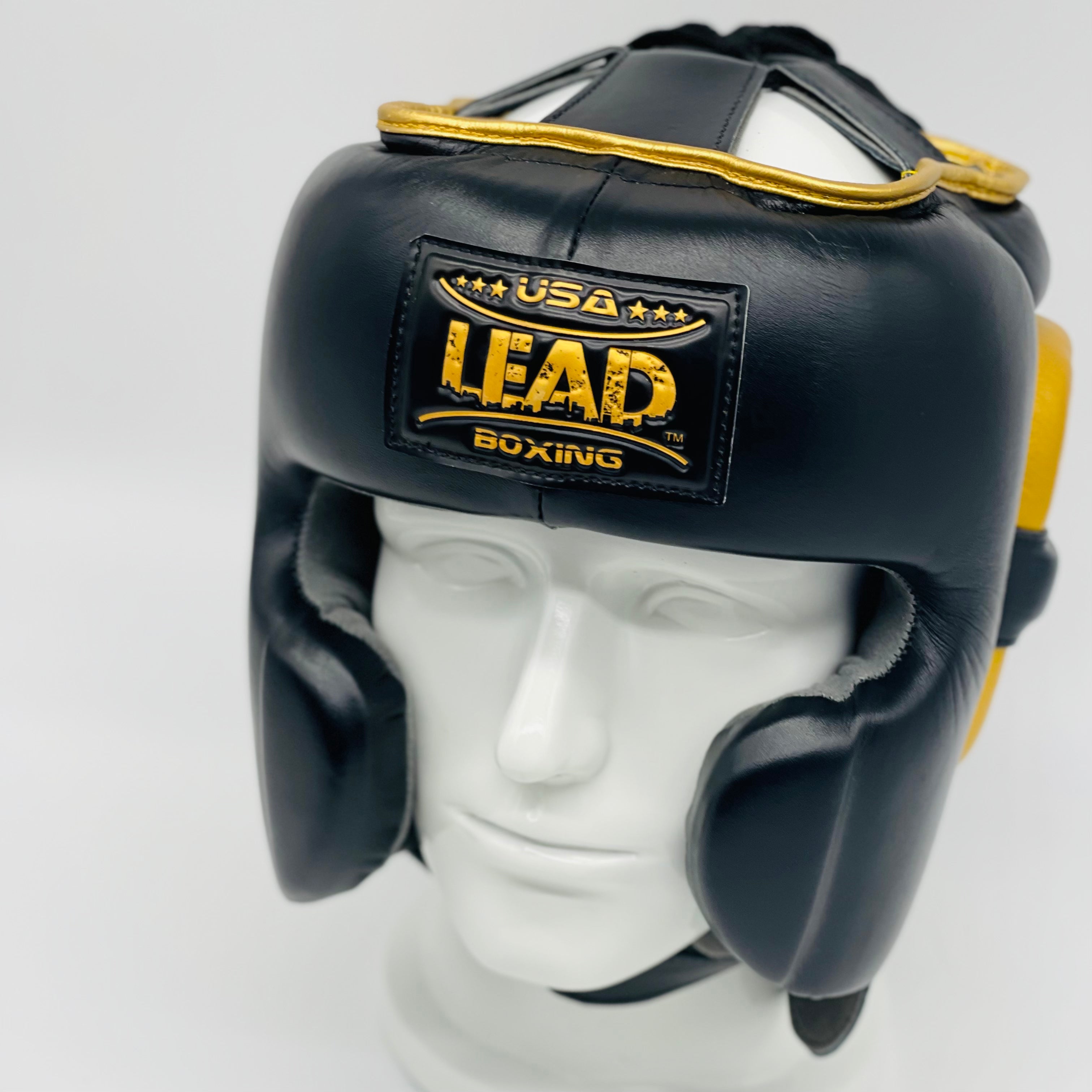 Lead MEX Headgear (Black/Gold)