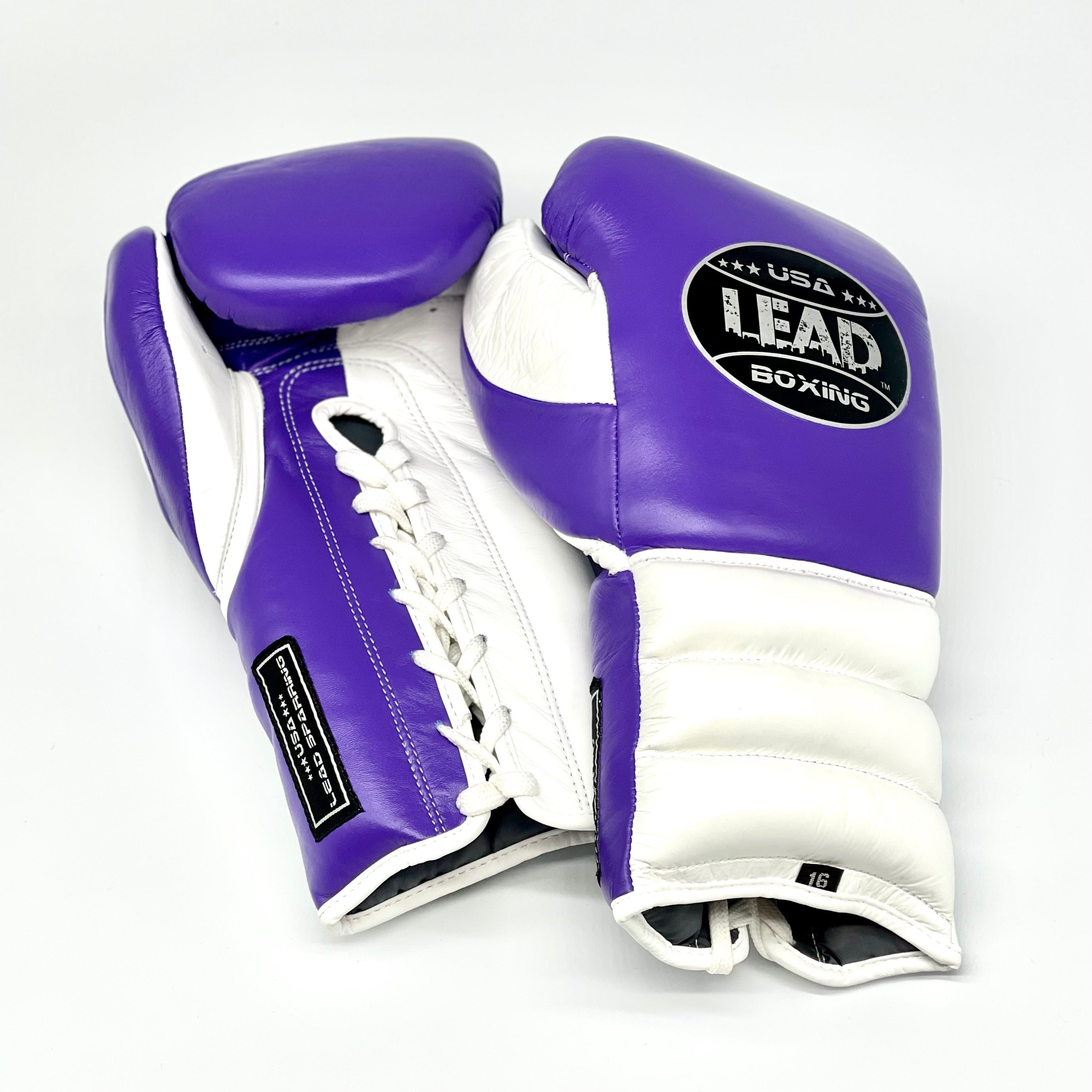 LEAD  Sparring Gloves ( Purple / White )