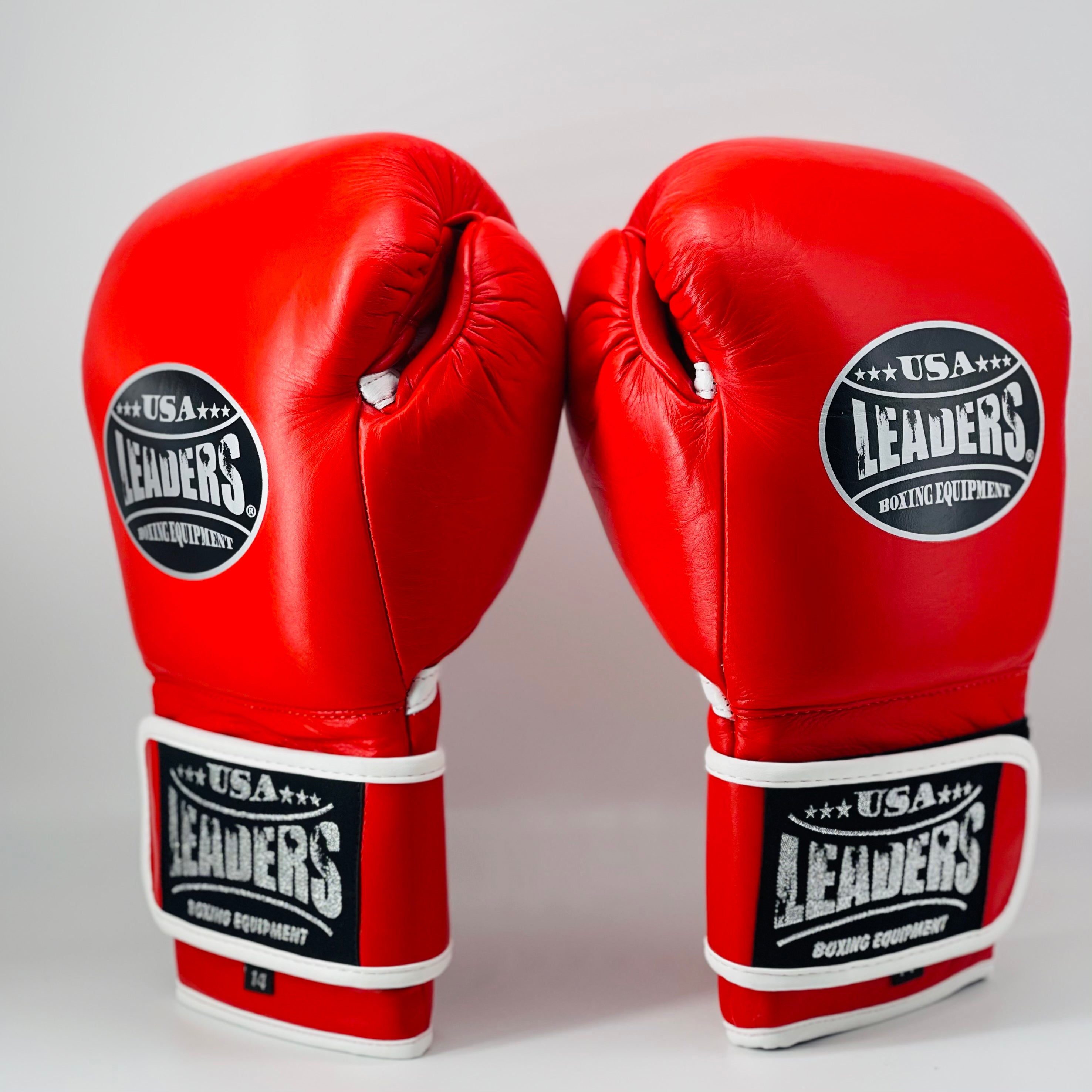 Leaders Elite Boxing Gloves ( Red )