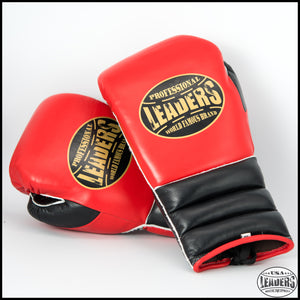 Elite Pro Style Boxing Gloves (Red-Black)