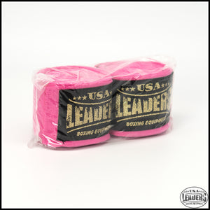 Leaders Premium Hand Wraps (Pink)