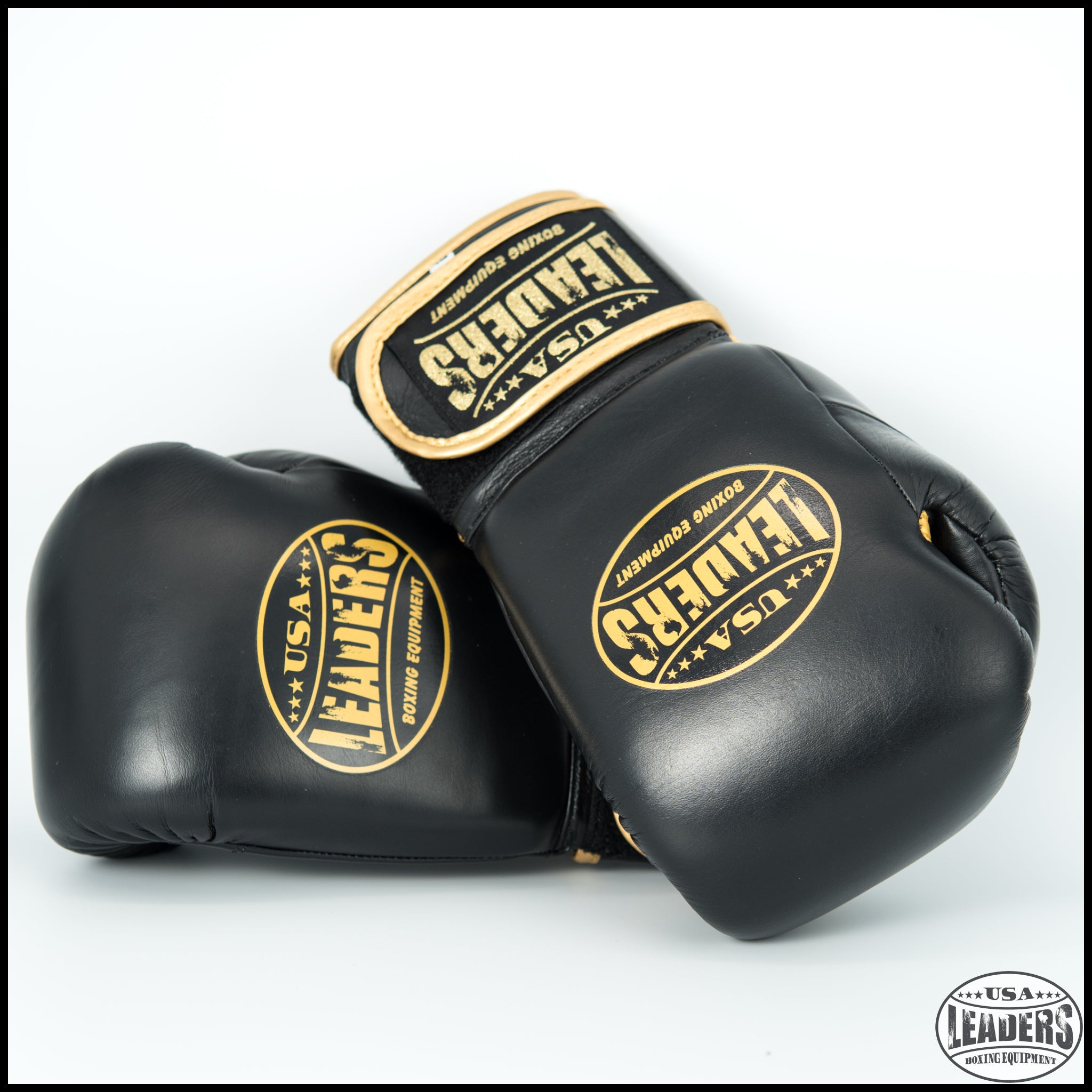Elite Training Velcro Gloves (Black-Gold)